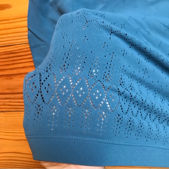 Fabletics Blue Ashton Sculptknit Long Sleeve Top, NWT, L - Picture 7 of 11